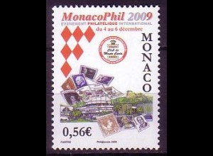 Monaco Mi.Nr. 2924 Int. Briefmarkenausstellung MONACOPHIL (0,56)