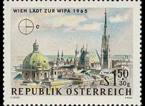 Österreich Mi.Nr. 1168 WIPA 1965 Kirche St. Peter und Stephansdom (1,50S+30g)