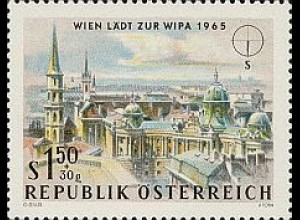 Österreich Mi.Nr. 1170 WIPA 1965 Hofburg, Michaelerkirche (1,50S+30g)